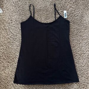 Old Navy First Layer Tank W/Spaghetti Straps Black